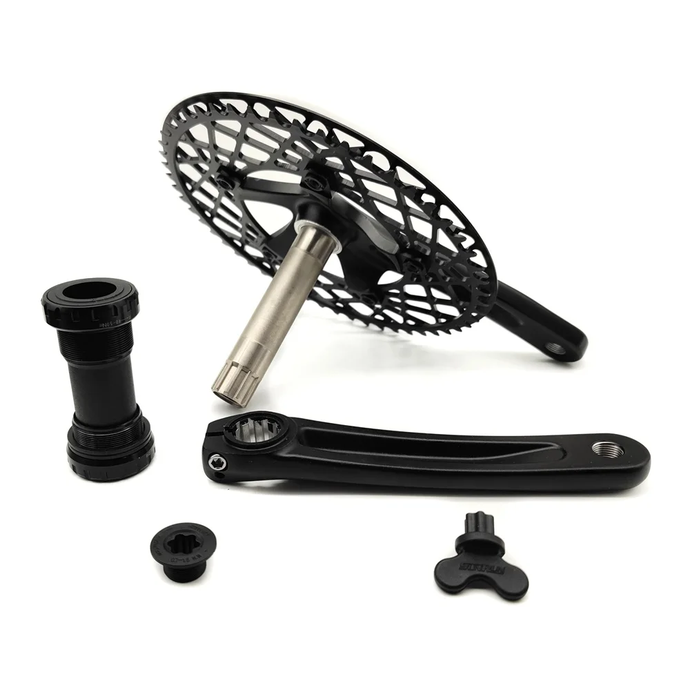 Folding bike GANIEL-G6011-G1 SUNRUN CHIWAVE 53T CNC Chainwheel Mountain bicycle crankset