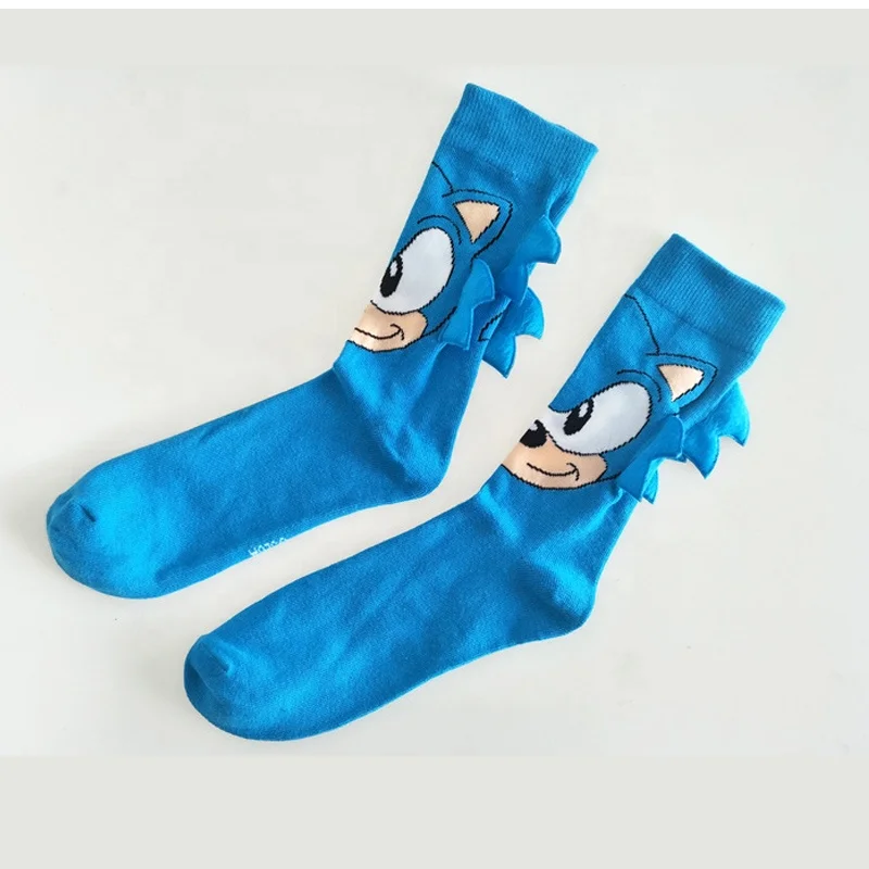 Casual Funny Personalized Blue Cartoon 3d Socks