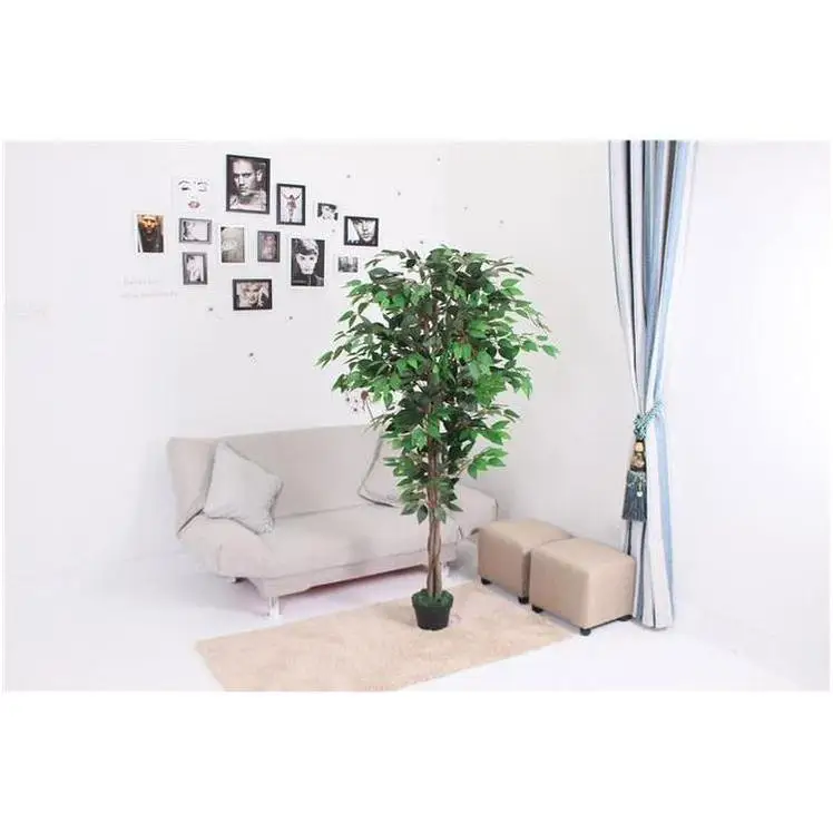 Artificial Plant Plastic Tall Simulation Coconut Ficus For Decoration Outdoor Faux Olive Leaves And Flowers Artificial Tree Bark