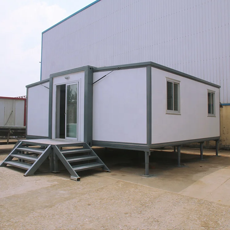 Hot selling movable expandable container house with 2 bedrooms on a good price