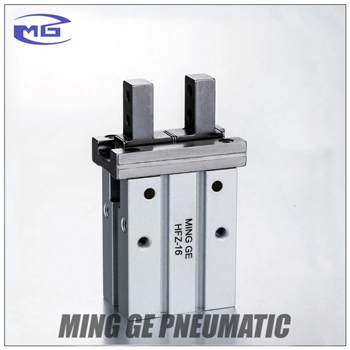 SMC Type HFZ-16 Parallel Pneumatic Air Gripper Linear Guide Parallel Style Pneumatic Finger Cylinder