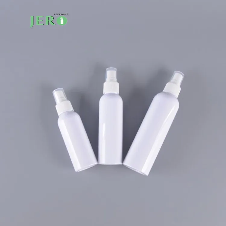 Wholesale pet bottles with pump white pet bottle spray 100ml pet bottle