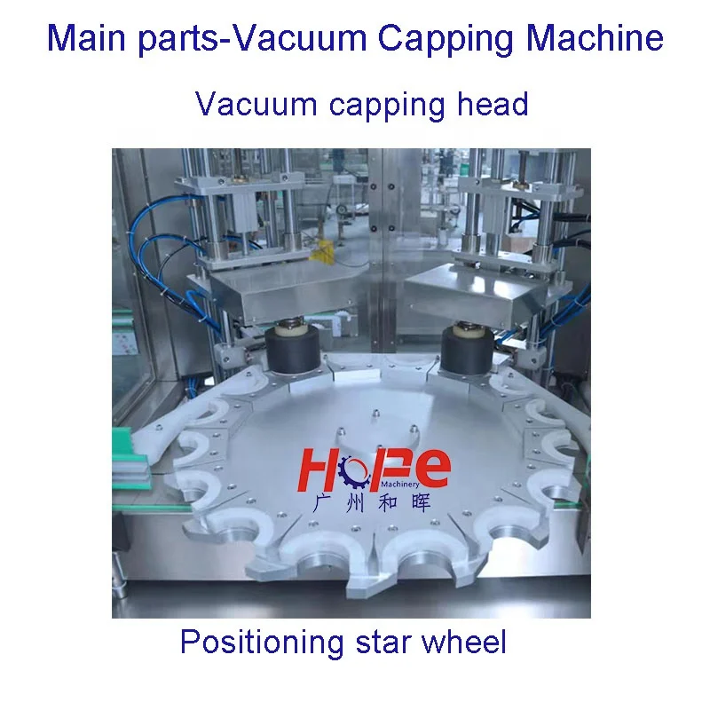 Automatic Chili Sauce Sesame Pepper Blueberry Sauce Glass Jar Twist Off Vacuum Capping Machine