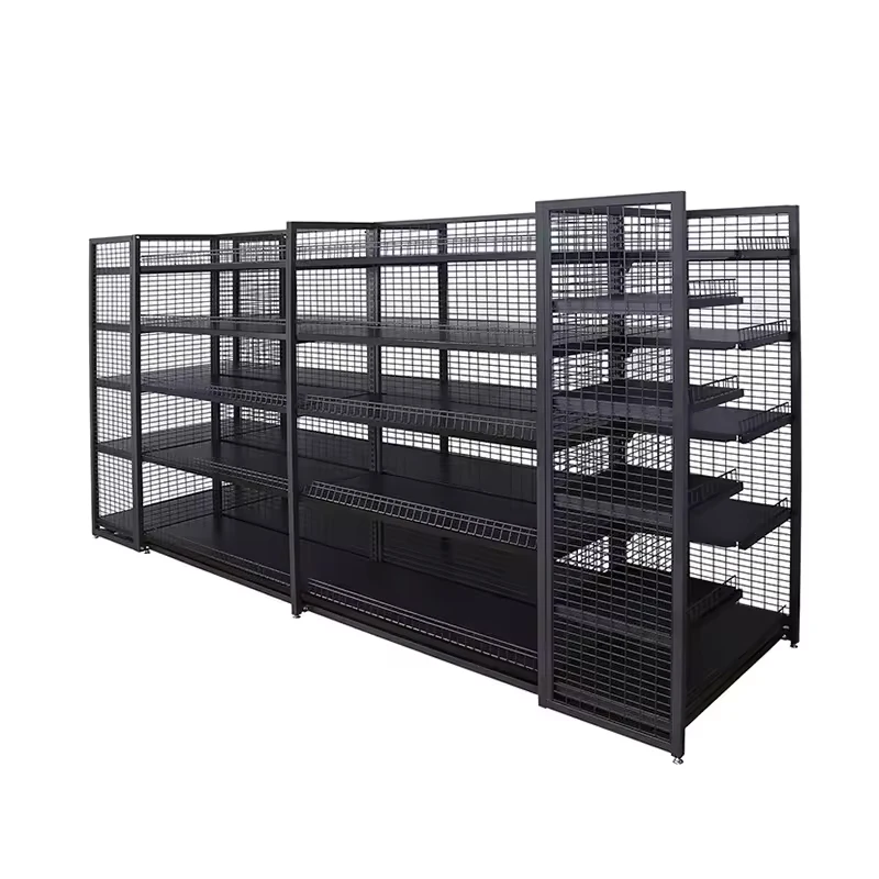 supermarket rak gondola display racks for grocery store shelf