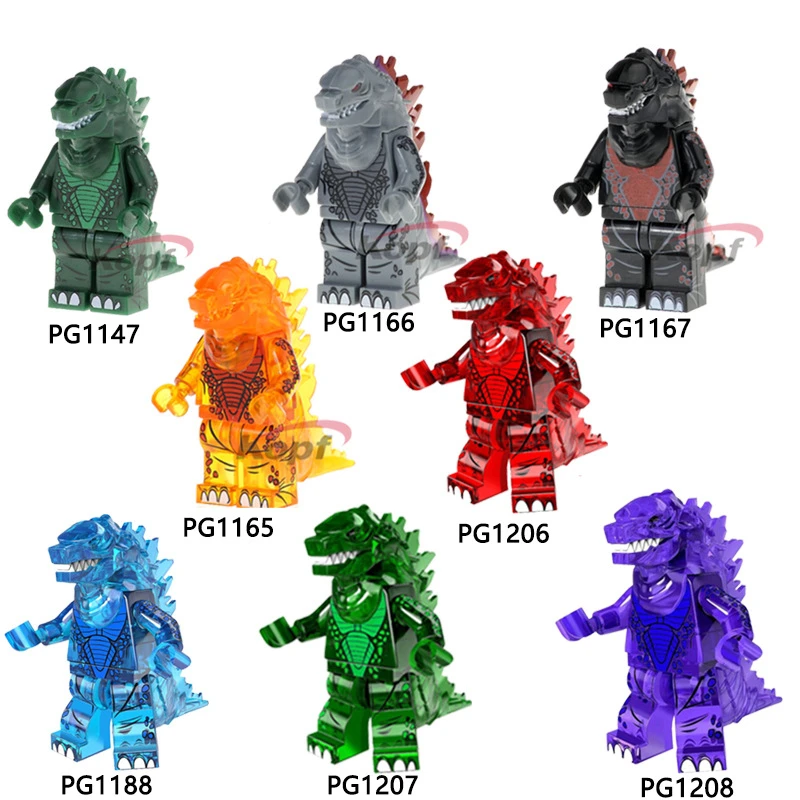 PG1147 New Film GodzillaS Mini Action Figure Warsly Sets Model Building Block Bricks For Children Toys Movie