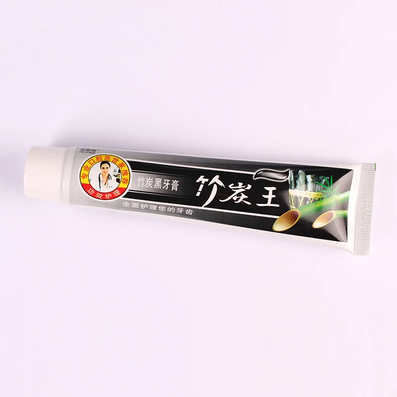 
105g mint whiten natural activated bamboo charcoal toothpaste OEM 