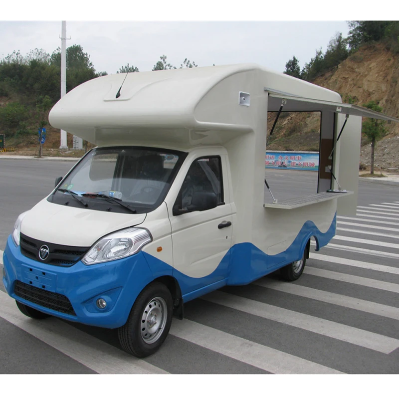 Hot Sale Foton 4X2 Fast Snack Food Van Truck Factory Sales