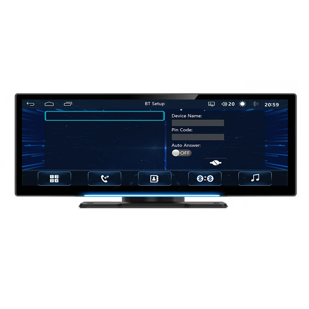 8 Inch HD Screen Portable Car MP5 Player Wireless CarPlay/Android Auto Mirror link DVR Backup Camera