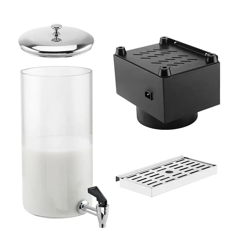 7-Liter Glass Bucket Electric Heating Juice Coffee Milk Beverage Dispenser for Buffet Use for Dispensing Drinks