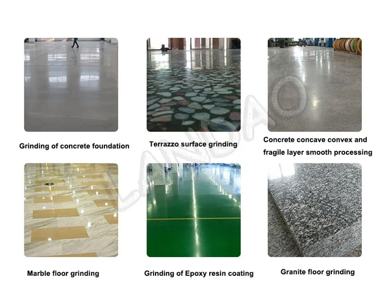 Terrazzo Floor Restoration Machinery Concrete Edge Floor Grinding Machine /Floor Grinder