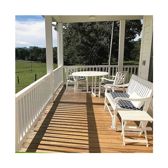 Longjie Factory Direct Price Used for Home and Stair Railing White Modern PVC Railing Fence