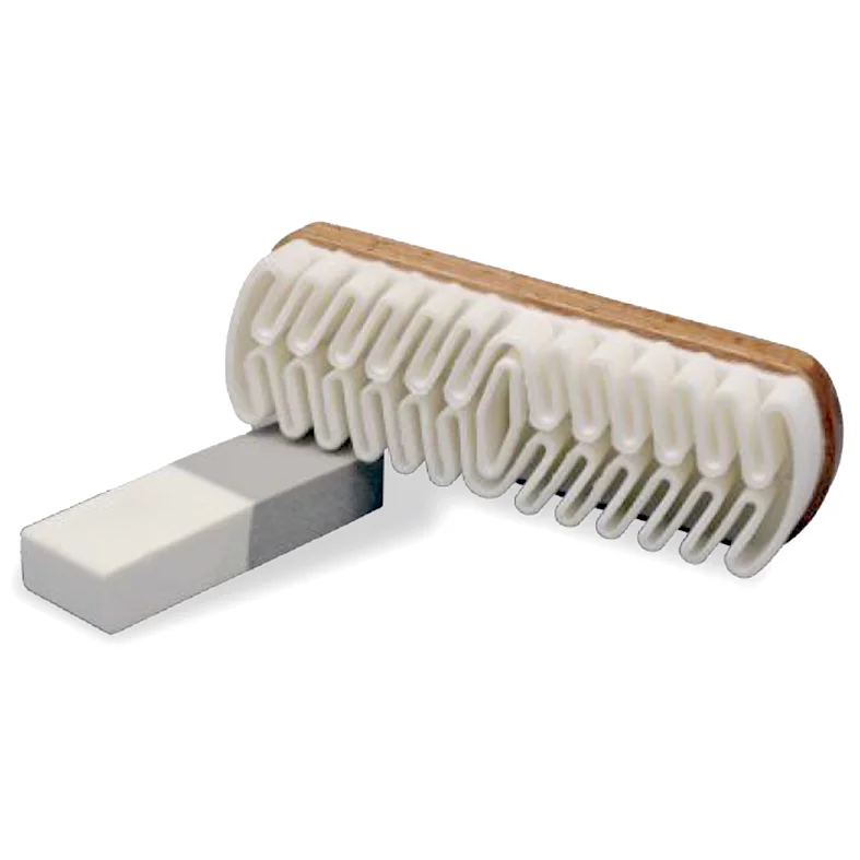 SUEDE & NUBUCK BRUSH KIT Cleaning and decontamination Combing leather surface Daily care
