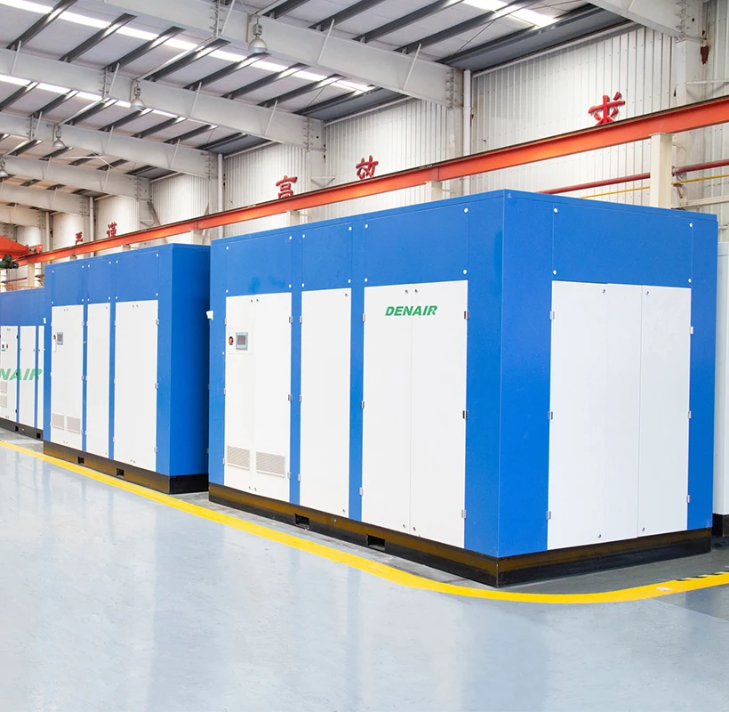 Винтовой компрессор VSD 16-40BAR с водяным охлаждением 110кВт