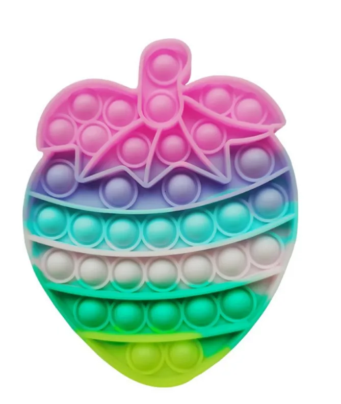 New Silicone Sensory Push Bubble Stress Relief Toy Silicone Rat Pioneer Different patterns Fidget Pressure Relief Toy