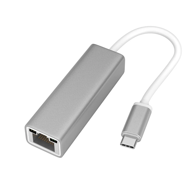 USB C to Ethernet Adapter Type C RJ45 1000mbps Gigabit Ethernet LAN Network Adapter, Compatible with MacBook Pr