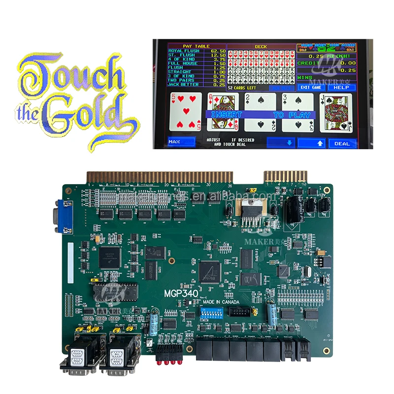 Maker High Profit High Return Most Popular Touch The Gold Motherboard PCB Kits Factory Customized In Stock Skill Game