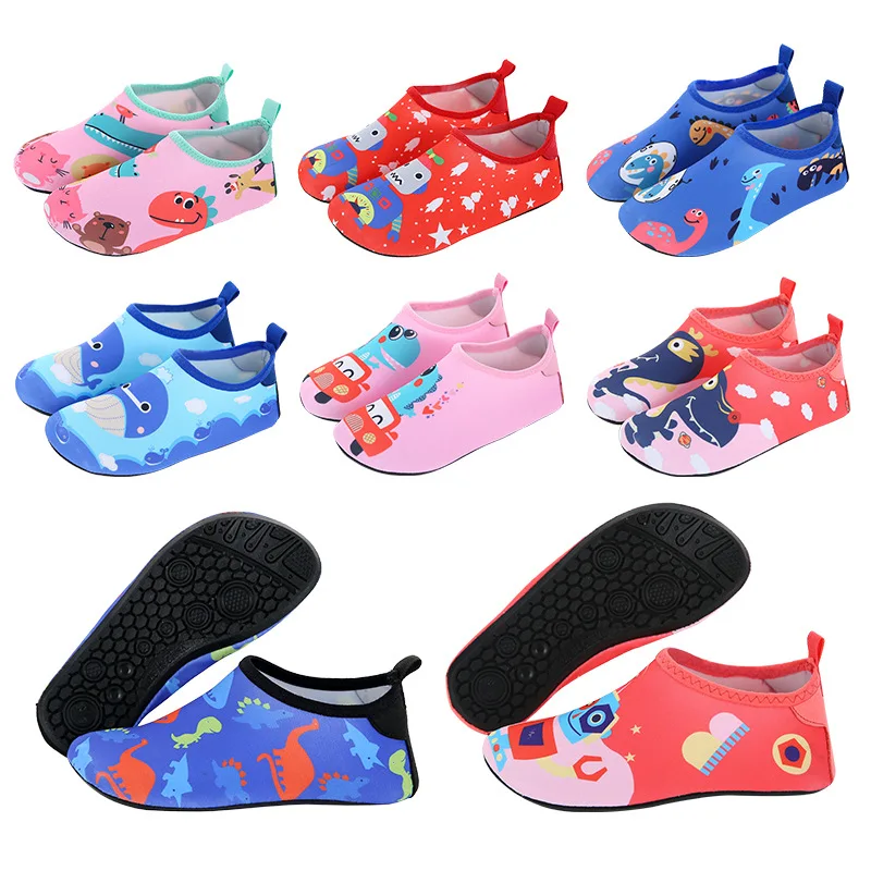 New Outdoor Sport Kids Swimming Socks Barefoot Water Shoes Breathable Neoprene Quick-Dry Beach Children Pool Aqua Boat Shoes