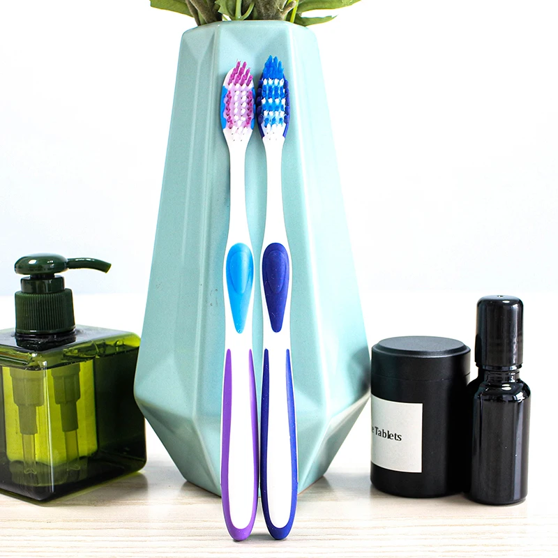 Soft Bristles with Travel  Adult toothbrush Home Use Adult Tooth Brush Customized nylon Manual Toothbrush