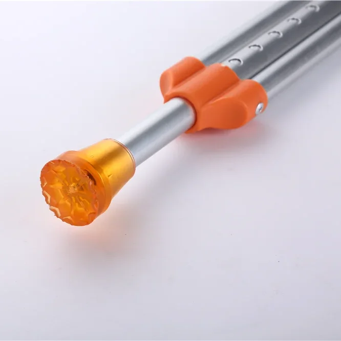 Elderly Disabled Walking Stick Mobility Aid Walking Crutches Aluminum Alloy Detachable Folding Underarm Crutches Armpit Crutch