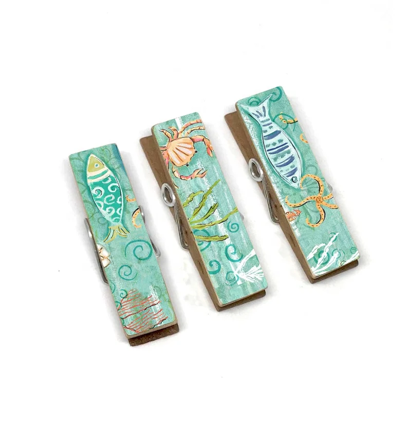 interesting owl promotional wooden clips,wooden clip magnet for decoration