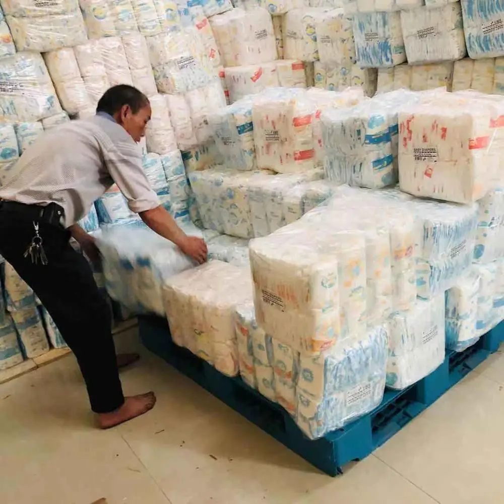 OEM Manufacturer Factory in China soft comfortable pe film/cotton film Top selling NOT B GRADE BABY DIAPER