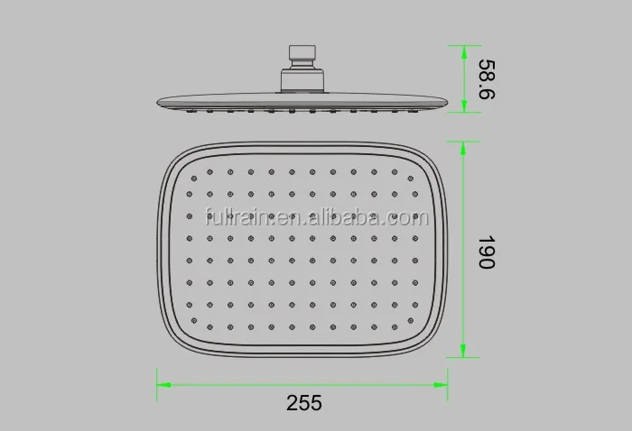 8 Inch High Quality  Bathroom Romantic Increase Pressure Water Power Colorful Water-Efficient Shower Head