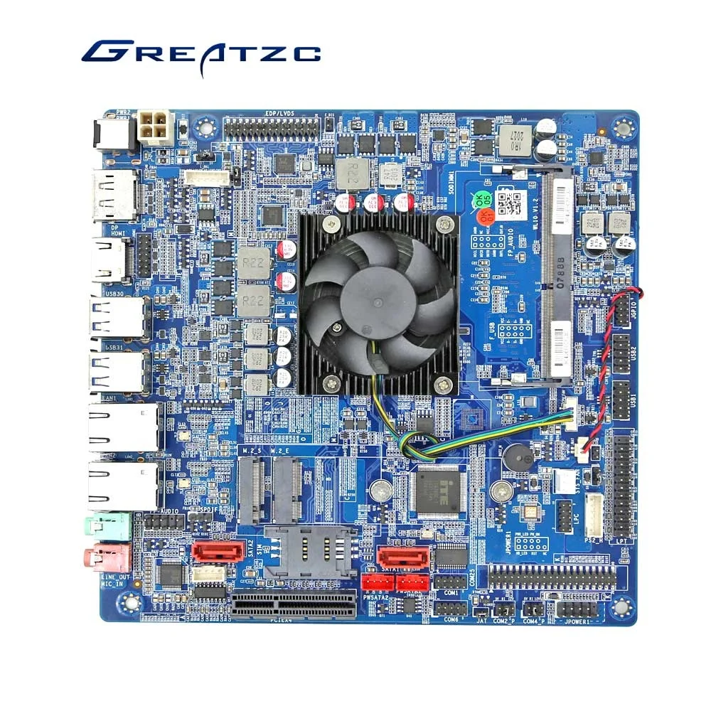 Материнская плата 8-го поколения Intel Celeron Core I3 I5 I7 CPU 2 Gigabit Ethernet Thin Mini