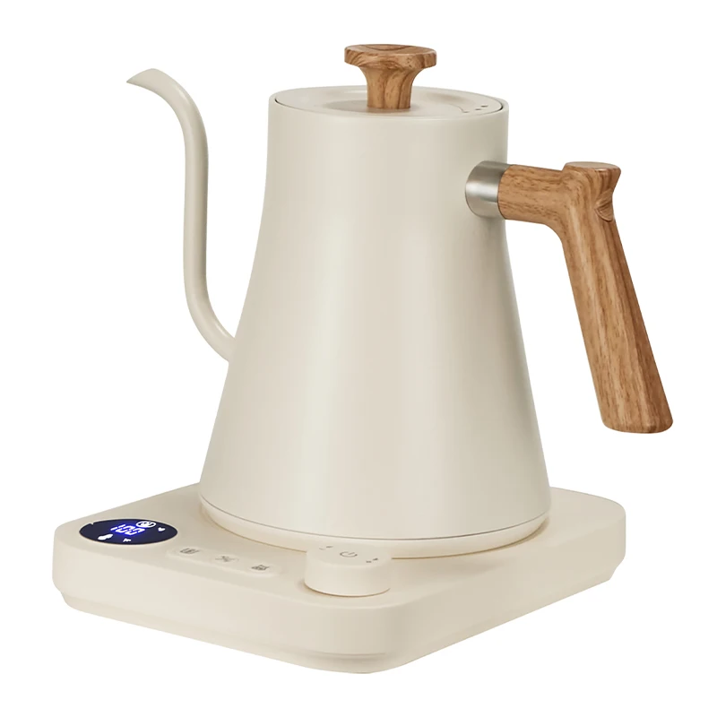 Stainless Steel Coffee Teapots Kettle and Electric Teapot Pour Over 1L Electric Tea Pot Kettles with Temperature Control