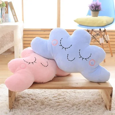 
Hot sale soft down cotton pillow creative ins cloud soft sofa cushion 