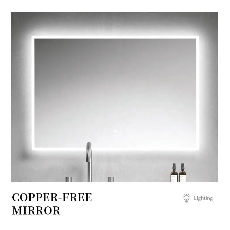 Led Backlit Mirror Wall Mounted Makeup Bathroom Vanity Illuminated European 1 Sink Timber Cabinet