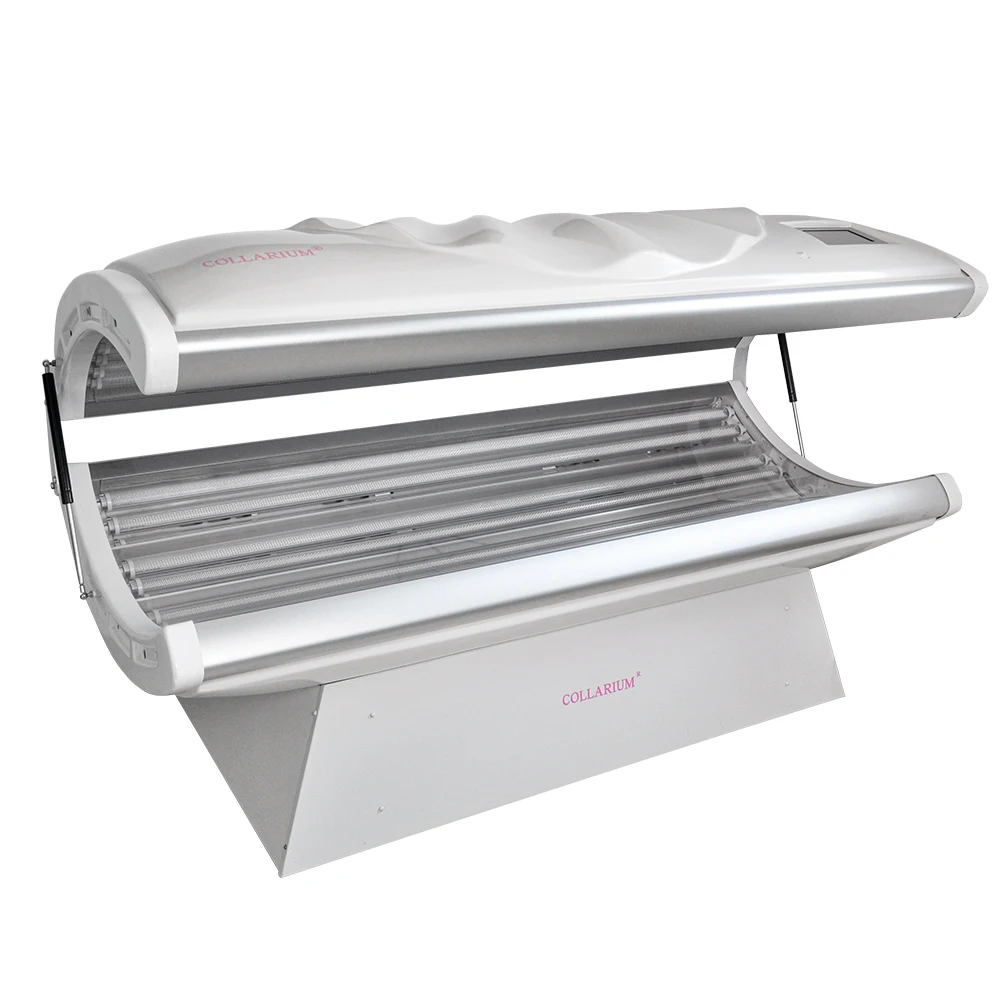 Microprocessor Salon Use Sunbed Lying Bed Solarium Machine Vertical Tanning Beds For sale