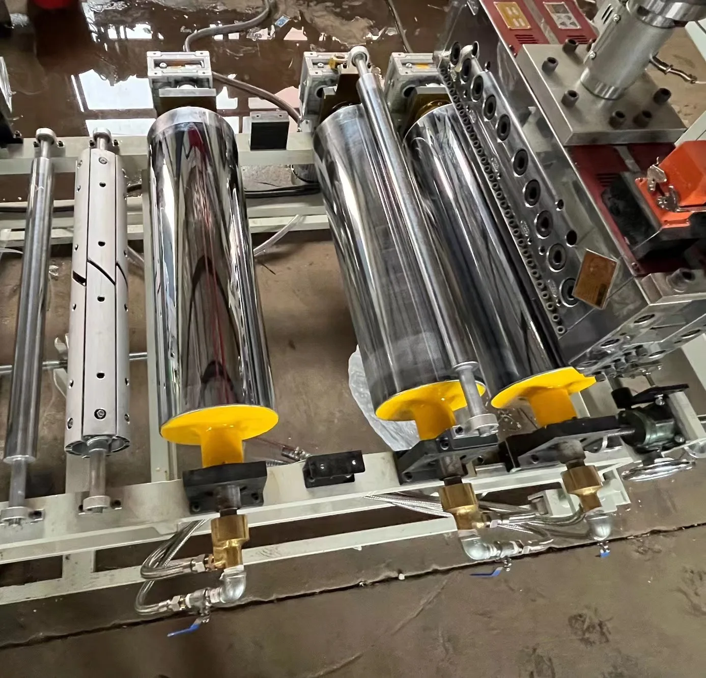 PE Stretch Cling Film Making Machine PE Casting Film Production Line