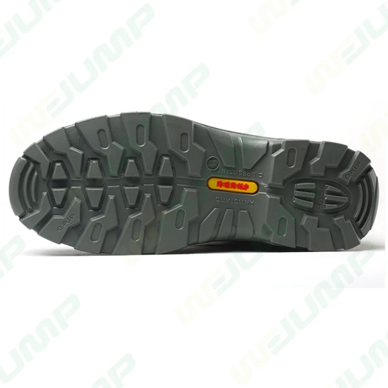 Wejump suede cow leather wear-resistant mesh fabric Lightweight Breathable Deodorant Work Shoes Construction Safety Shoes