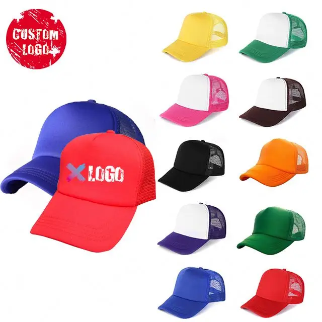 High Quality Custom Hat Promotion Hats Outdoor Protect Face Mesh Breathable Cap