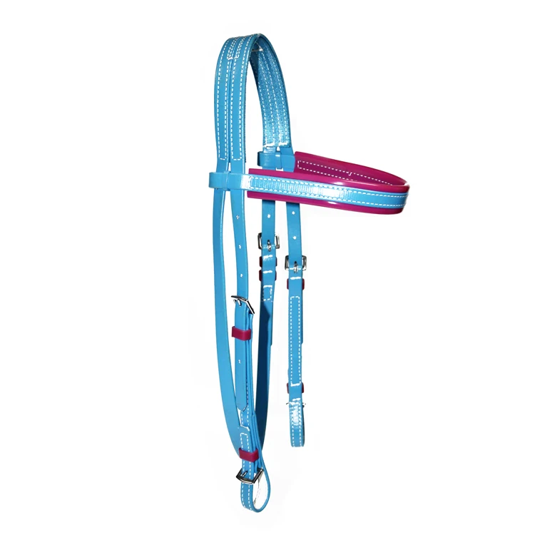 
Horse Equipment Equestrian Plastic Fancy Horse Bridle Adjustable Waterproof PVC Coated Nylon Horse Bridles  (1692307755)
