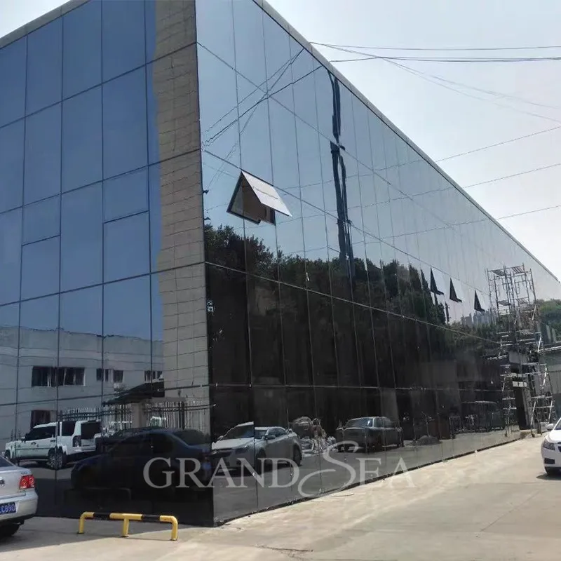 Structural Glass Curtain Walls Unitized Curtain Wall Cladding System Profile Price Steel Frame Aluminum Huge Curtain Walls