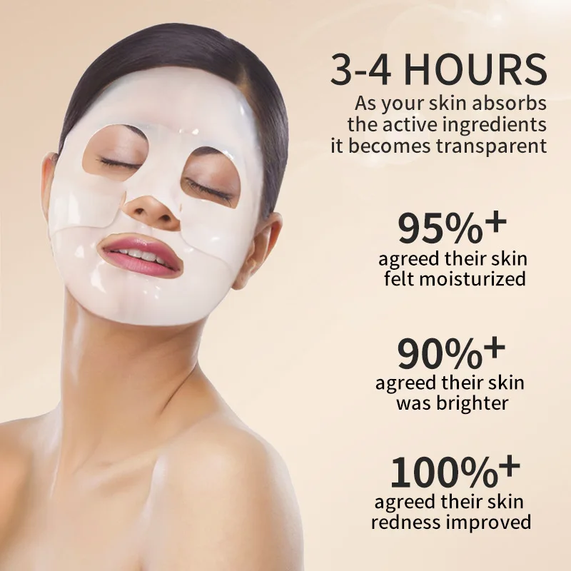 Collagen Repair Crystal Mask Lifting & Firming Hydrating Moisturizing Anti-Aging Fade Fine Lines Brighten Complexion Facial Mask