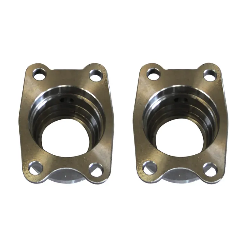 stainless steel round handrail tube flange base