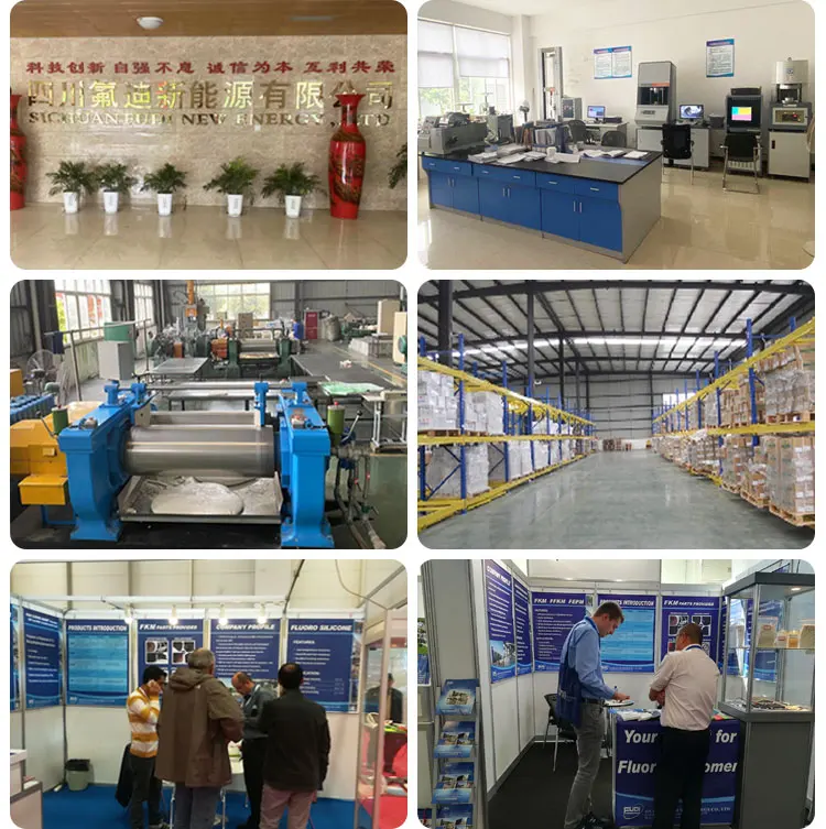 Oring FKM Rubber Factory FSE FUDI FKM Fluoroelastomer O Ring Rubber Raw Material Compounds