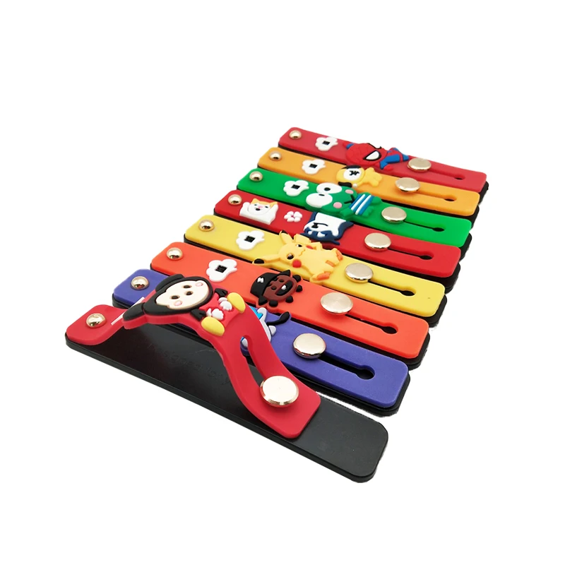 Cute cartoon silicone folding stand mobile phone tablet lazy desktop mobile phone stand