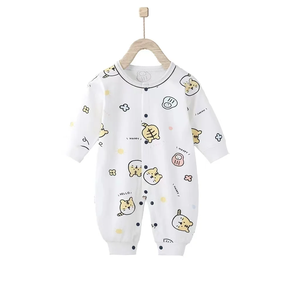 New baby clothing spring and autumn season baby onesie Hayi baby clothes tiger tiger Shengwei long crawling clothes