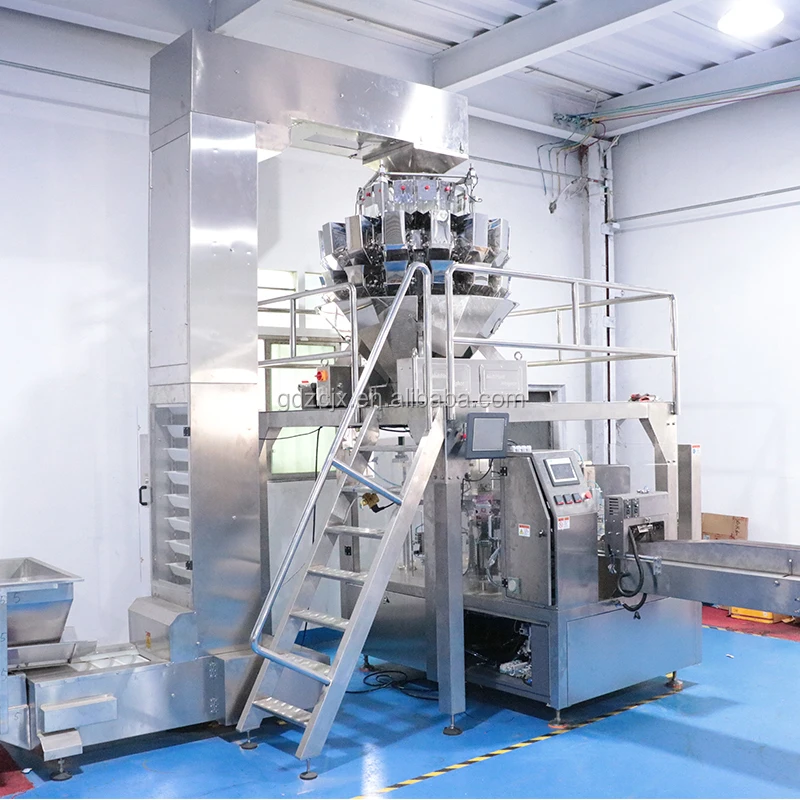 Manufacturing Machinery Packaging Hot Sale Bag Pack Pouch Granule Automatic Weighing Pet Dog Food Packing Machine Price