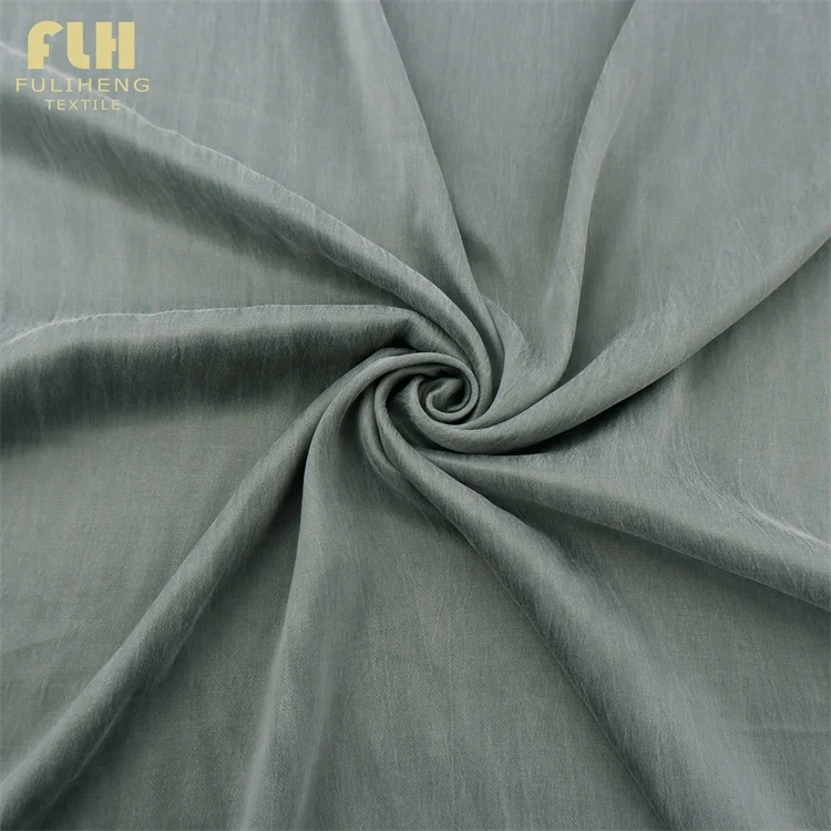 Check Cupro Ammonia Silk Fashion Clothing 100 Cupro Viscose Fabric Manufacturer Skirt Top Pants Fabric Soft And Breathable
