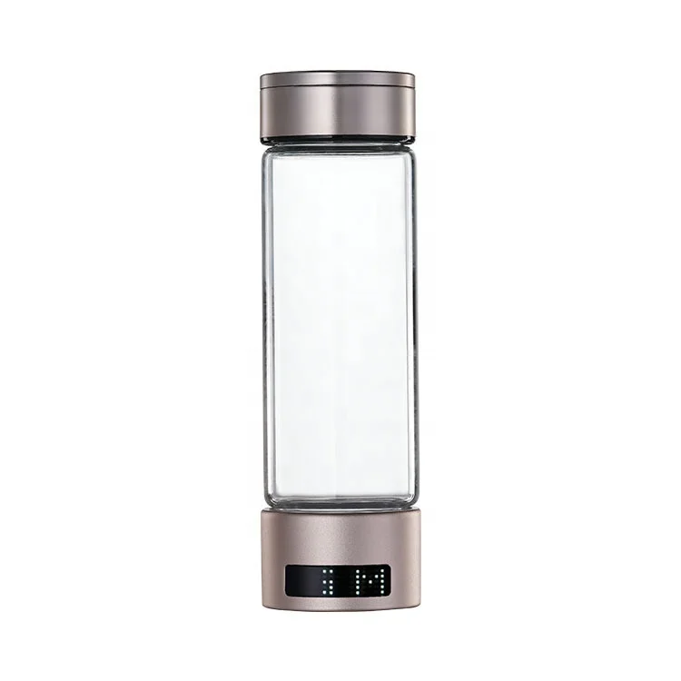 Hydrogen Rich Water Bottle Alkaline Generator Portable Healthy Cup USB Rechargeable Anti-Aging Hydrogen Water 400ml