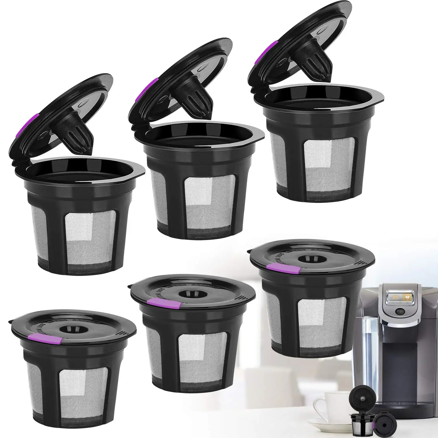 Многоразовые фильтры для кофе сетчатые многоразовые капсулы Nespresso Кофеварка без