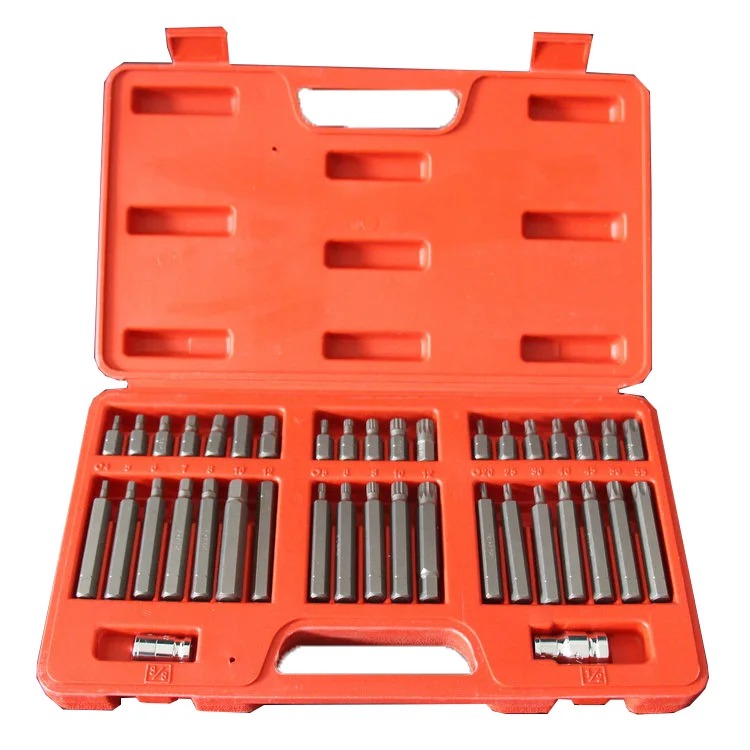 
40pcs Factory Wholesale Drive Torx Bit Socket Screwdriver Socket Bit Set 