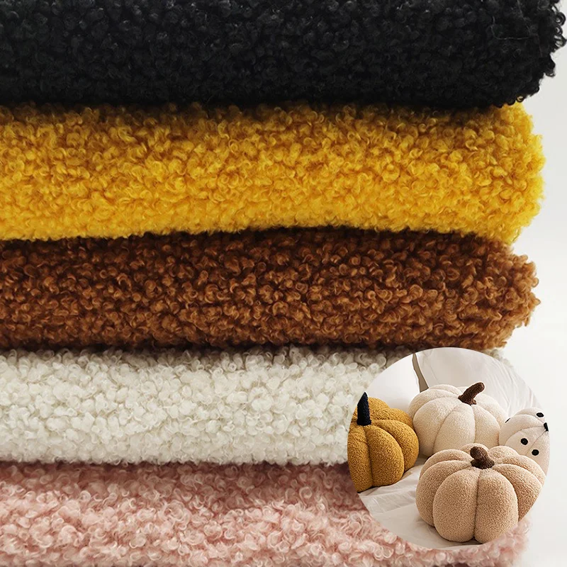 Ex-Factory Price Winter, Sweater Set Long Sleeve Clothing 100% Polyester Plain Knitted Breathable 250GSM Teddy Fabric/