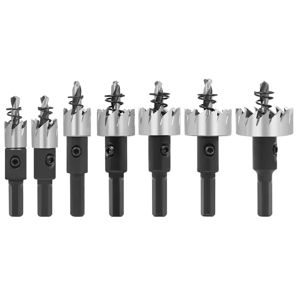 6242 HSS Drill Bit High Speed Steel Carbide Tip Hole Saw Tooth Cutter Metal Drilling Woodwork Cutting Carpentry Crowns