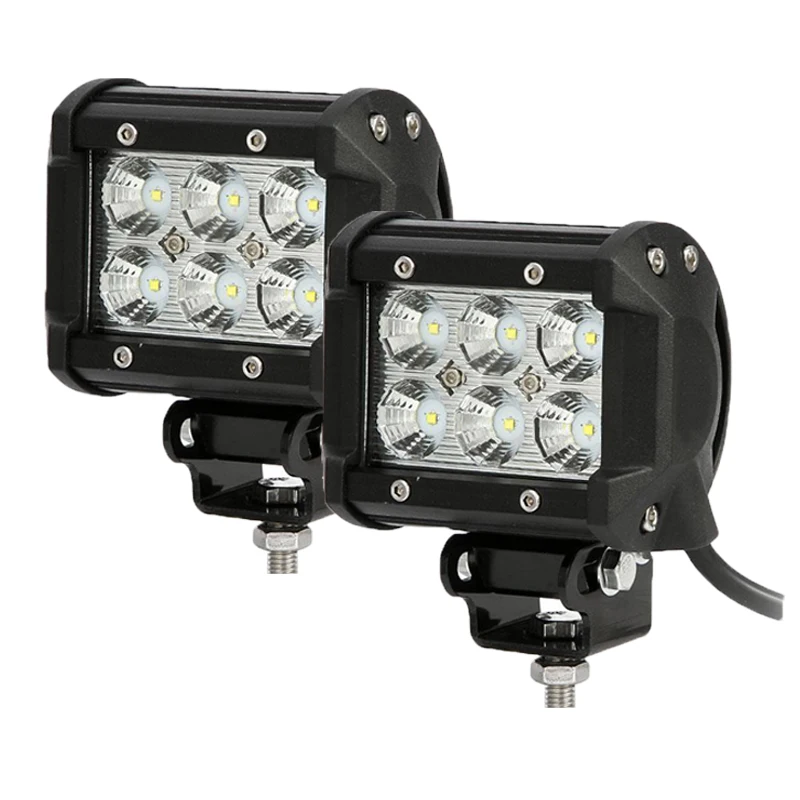 4 inch Super Bright 12V 24V DC 18W Offroad Driving Work Light for 4x4 4WD trucks Vehicles