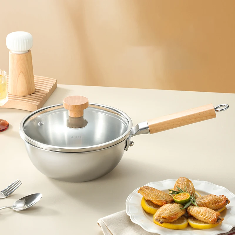 Forged 316 stainless steel non stick cookware set for frying pans